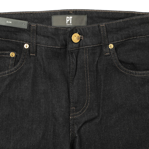 PT TORINO DENIM ピーティートリノ メンズ デニム スリム ワンウォッシュ コットン レーヨン シルク ストレッチ SWING SLIM  FIT CP6010 SK37/ダークインディゴ｜PT TORINO｜菅原靴店